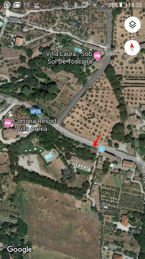 La Piccola Posta Di Cortona Villa Eksteriør billede